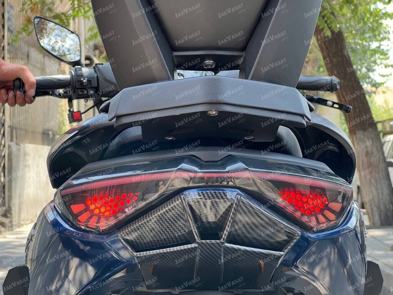 خطر عقب اسپرت 7 رنگ زنبوری NMAX SR / ساخت اندونری اصل / ۰۰۰۰۷۴ — تصویر ۳