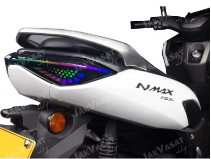 خطر عقب اسپرت 7 رنگ زنبوری NMAX SR / ساخت اندونری اصل / ۰۰۰۰۷۴ — تصویر ۴