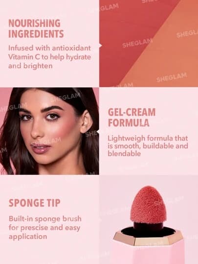 رژ گونه مایع color bloom شیگلم 5.2 میلی لیتر — تصویر ۴