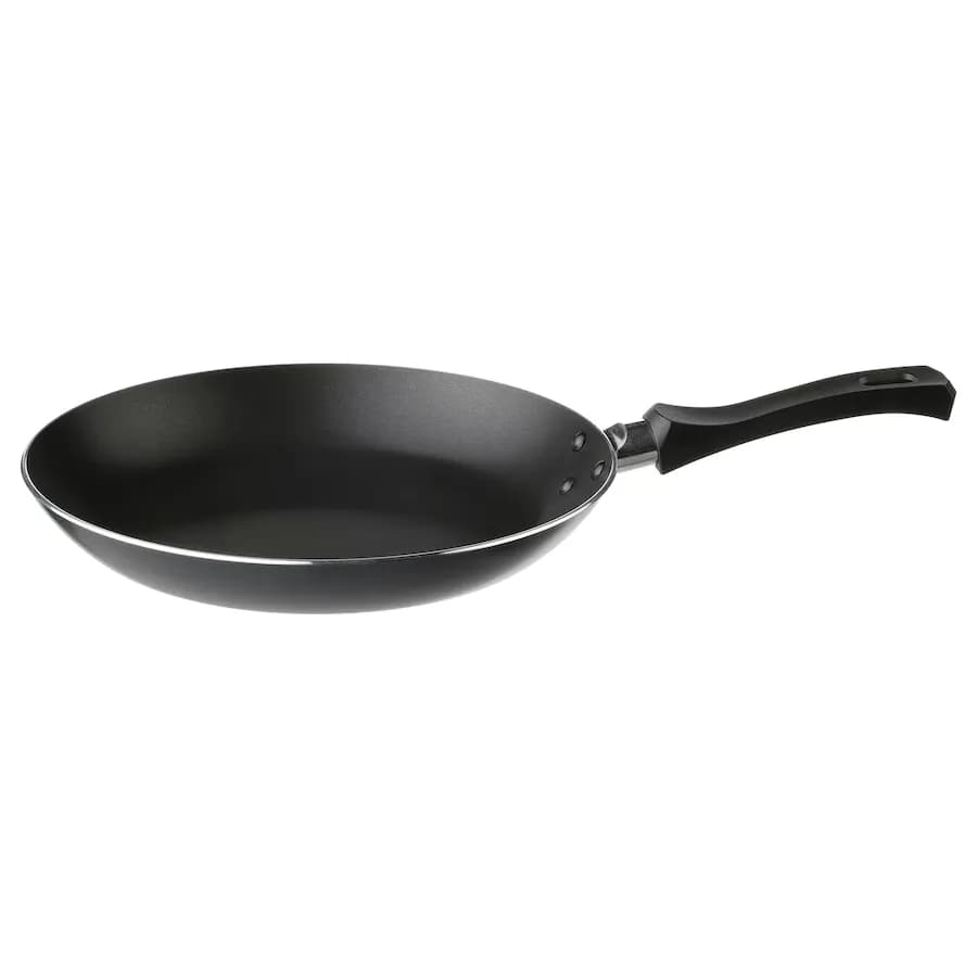ماهیتابه ایکیا با روکش نچسب مشکی سایز 24 مدل TAGGHAJ