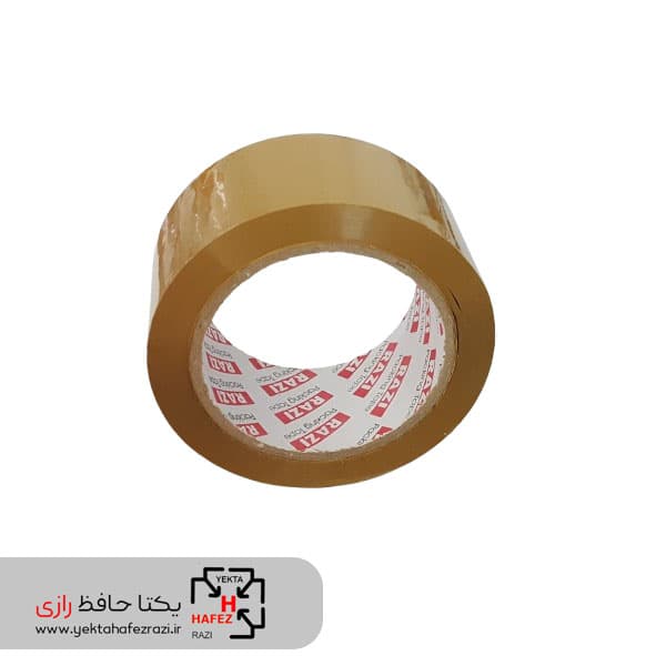 نوارچسب قهوه ای رازی 90یارد 48 میلی متر — تصویر ۲
