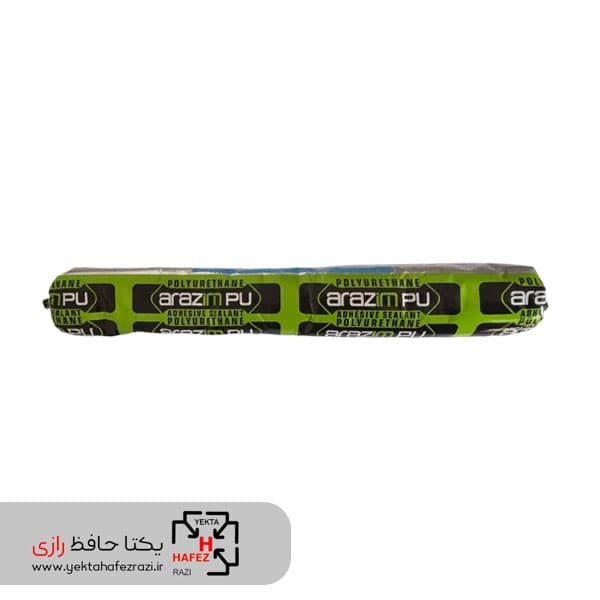 چسب پلی اورتان مشکی سوسیسی آرازیم وزن 600 گرم