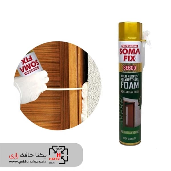 اسپری فوم درزگیر سوما فیکس مدل Se600 وزن 600 گرم — تصویر ۲