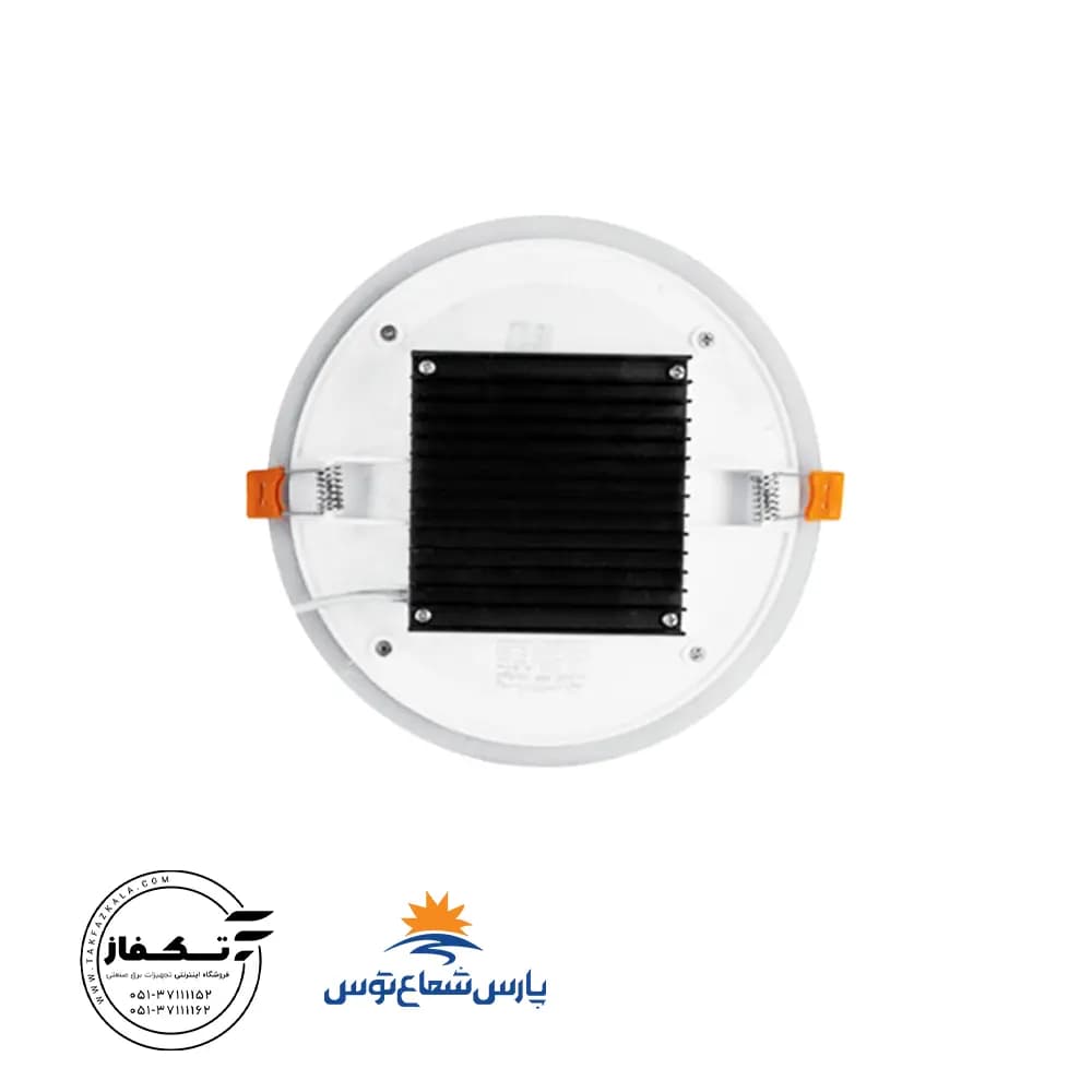چراغ توکار سولاریس 30 وات دایره پارس شعاع توس — تصویر ۲