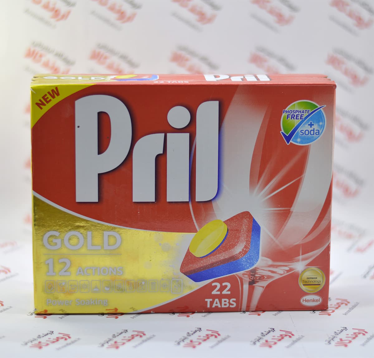 قرص ماشین ظرفشویی پریل Pril مدل Gold