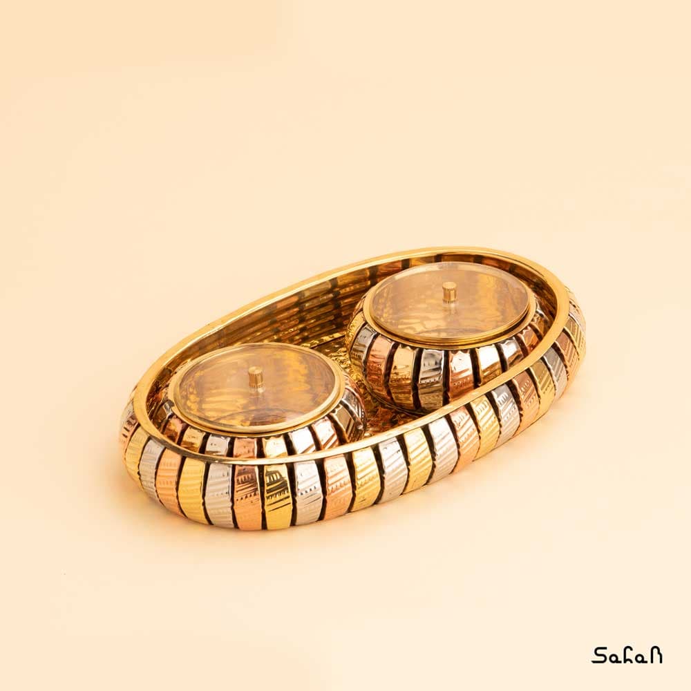 ست اردو خوری سه تیکه اورانوس مدل بیضی سایز 1 — تصویر ۳