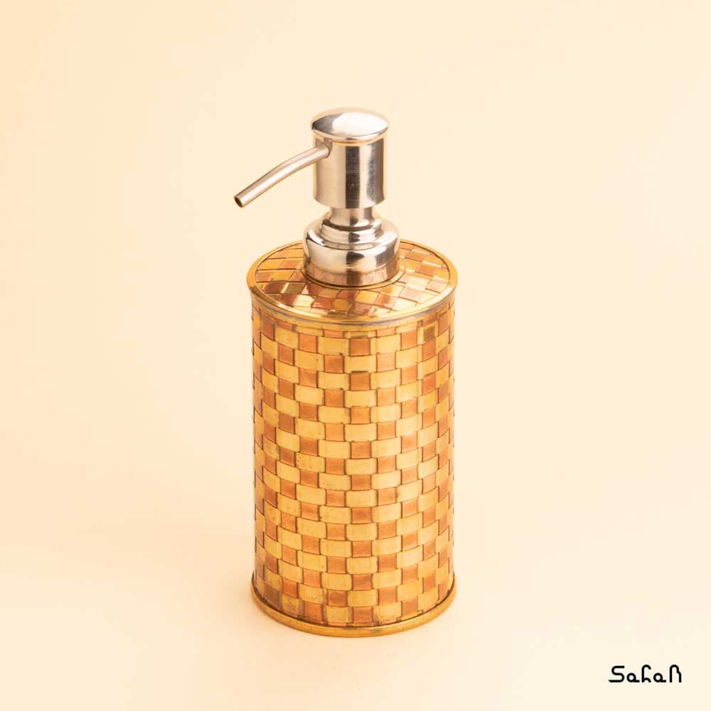 ست سرویس بهداشتی برنجی طلایی مدل اورانوس — تصویر ۵