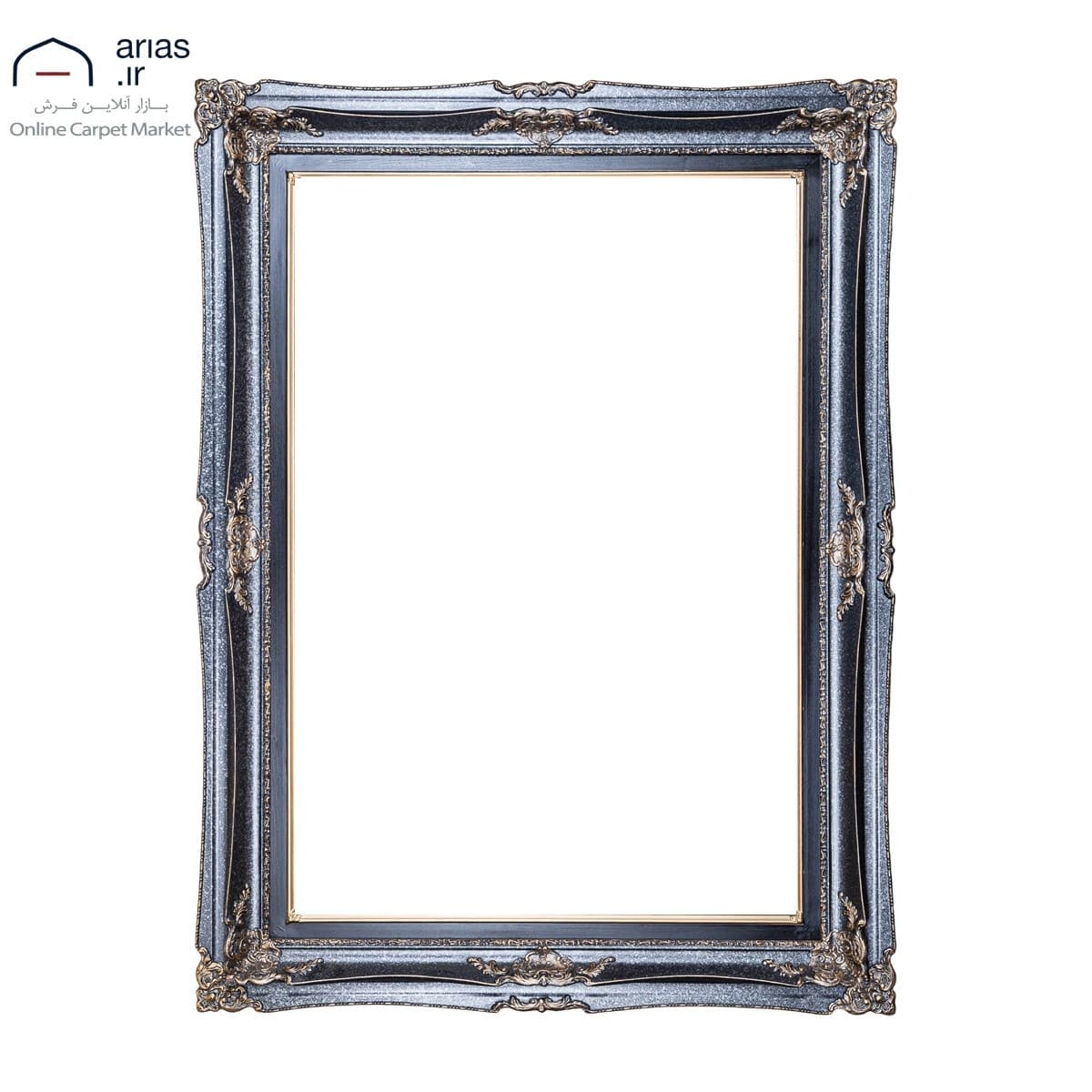 تابلو فرش دستباف عمودی طرح آدم و حوا کد T02210 — تصویر ۳