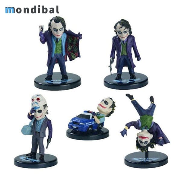 اکشن فیگور جوکر هیث لجر بسته ۵ عددی Heath Ledger Joker — تصویر ۳