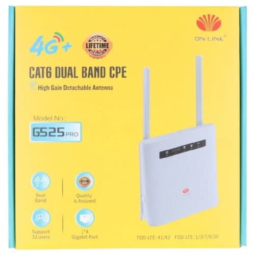 مودم روتر دوباند سیمکارتی 4G TD-LTE آن-لینک G525 pro — تصویر ۵