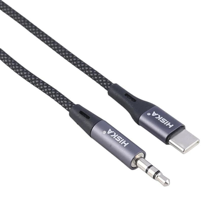 کابل تبدیل Type-C به AUX هیسکا W45 طول 1 متر — تصویر ۴