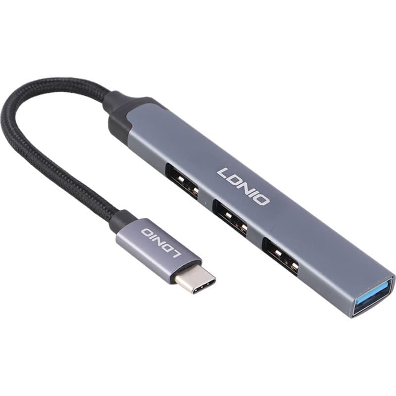 هاب 4 پورت با رابط Type-C الدینیو DS-34U