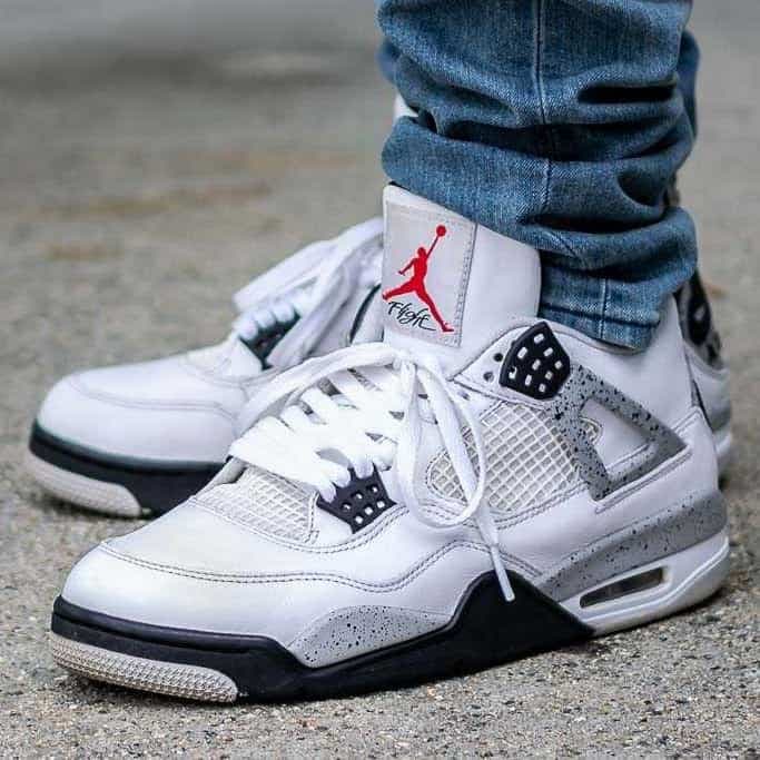 کتونی نایک جردن رترو سفید 4 Nike Jordan — تصویر ۳
