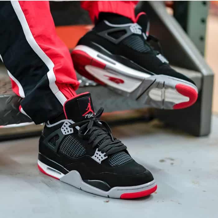 کتانی نایک ایر جردن ۴ رترو مشکی Nike Air Jordan — تصویر ۳