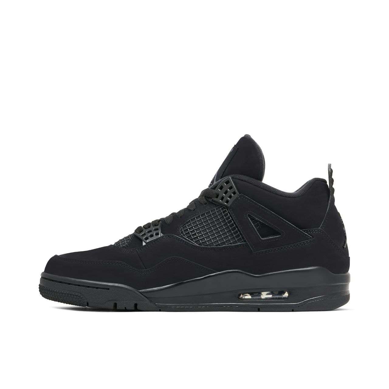 کتونی نایک ایر جردن 4 رترو مشکی Jordan 4 Retro — تصویر ۵