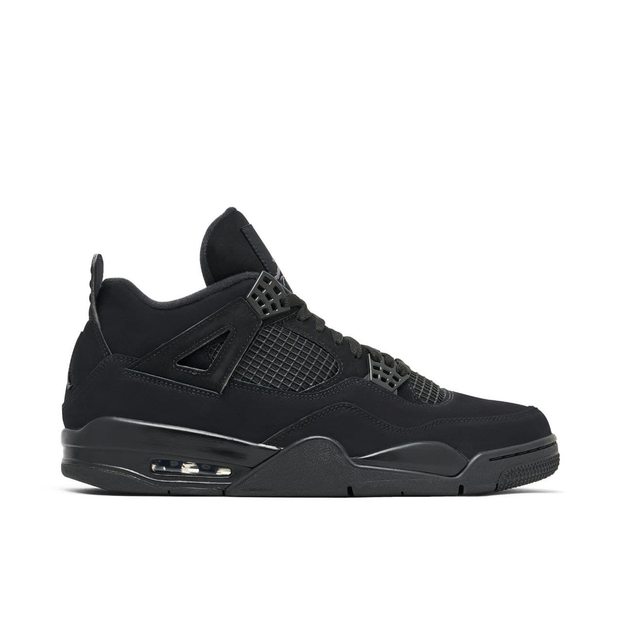 کتونی نایک ایر جردن 4 رترو مشکی Jordan 4 Retro — تصویر ۴