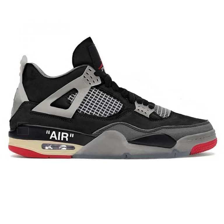 کتونی نایک ایر جردن 4 رترو ذغالی Air Jordan 4 Retro