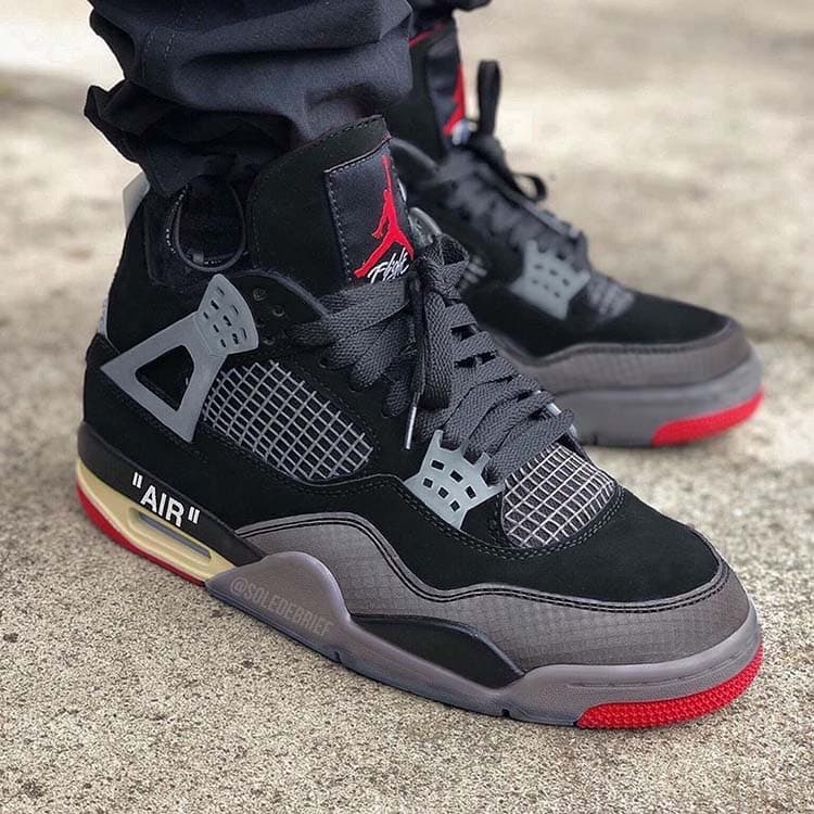 کتونی نایک ایر جردن 4 رترو ذغالی Air Jordan 4 Retro — تصویر ۲