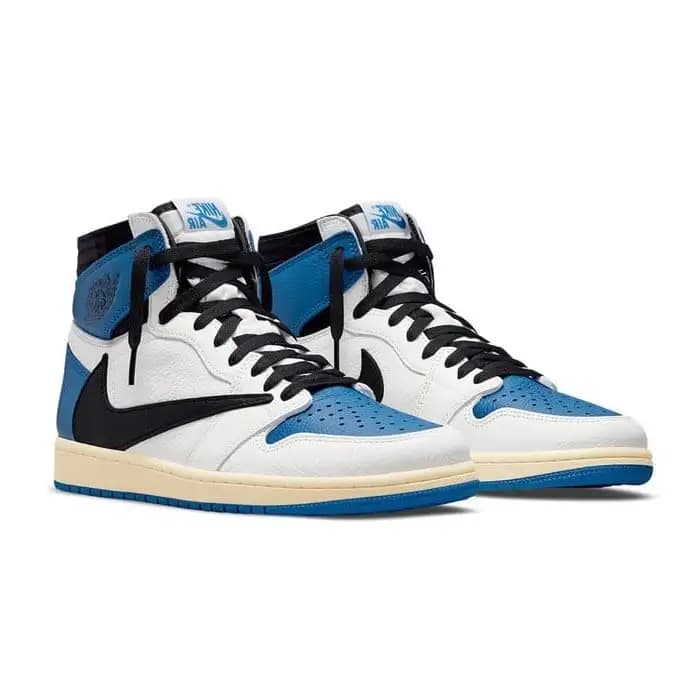 کتونی نایک جردن تراویس فرگمنت آبی Jordan 1 Travis Fragment High — تصویر ۲