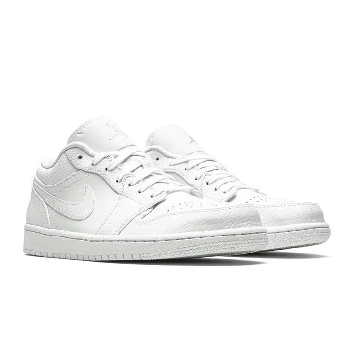کتونی نایک جردن وان تریپل سفید Jordan 1 low — تصویر ۲