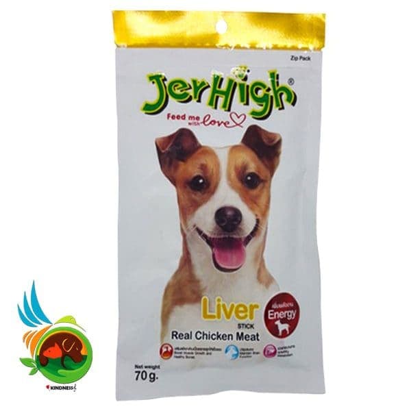 تشویقی جرهای Jerhigh Liver وزن 70 گرم