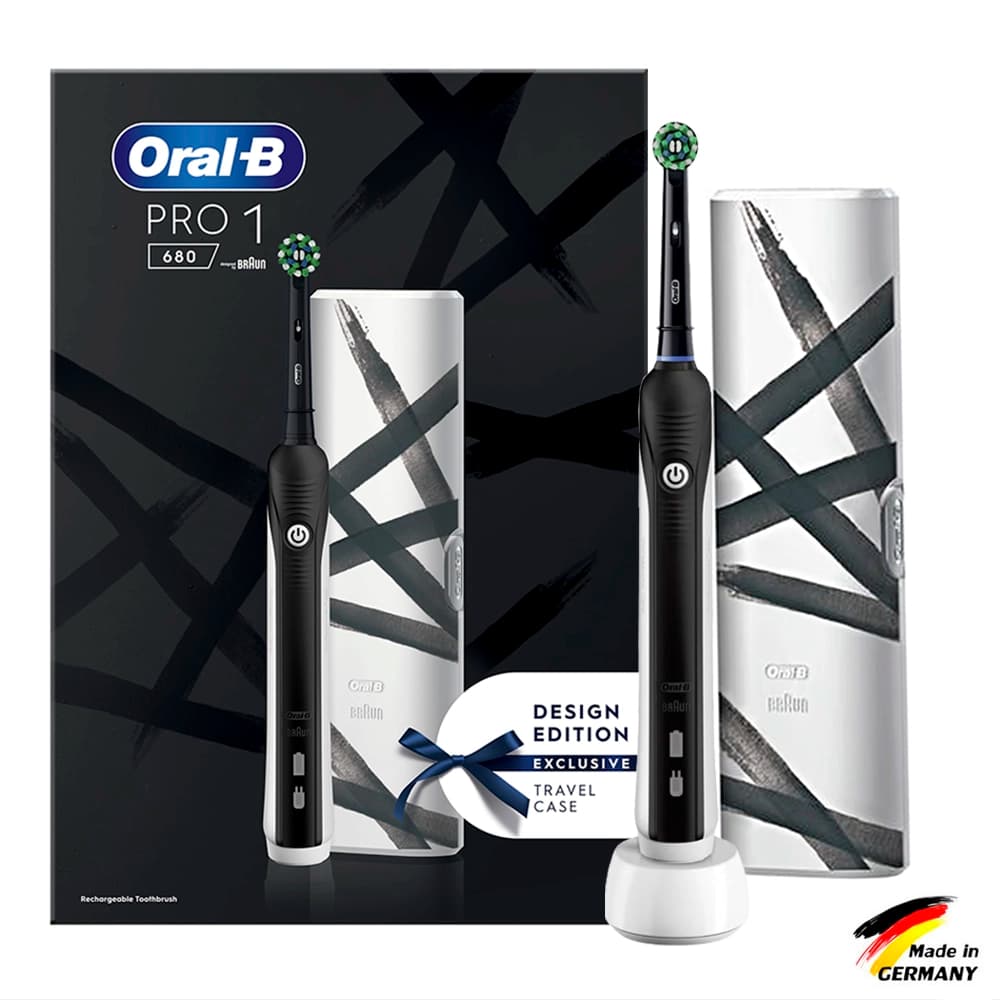 مسواک برقی اورال بی مدل پرو ۱ 680 (cross action-Black)