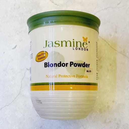پودر دکلره جاسمین 500گرمی jasmine london Blondor powder BLUE