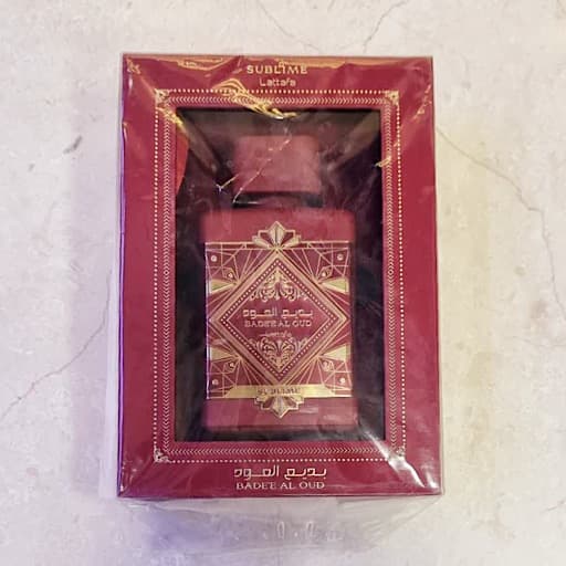 ادکلن لطافه بدیع العود سوبلیم Lattafa BADEE AL OUD (حجم 100میل) اصل امارات