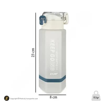 قمقمه ورزشی 750 سی سی فیلتردار EYUN -YY-674-CHG | سفید — تصویر ۶