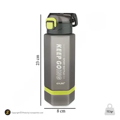 قمقمه ورزشی 750 سی سی فیلتردار EYUN -YY-674-CHG | طوسی — تصویر ۵