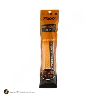 گریپ عرق گیر دسته راکت بدمینتون 7000 PU-102 | نارنجی — تصویر ۳