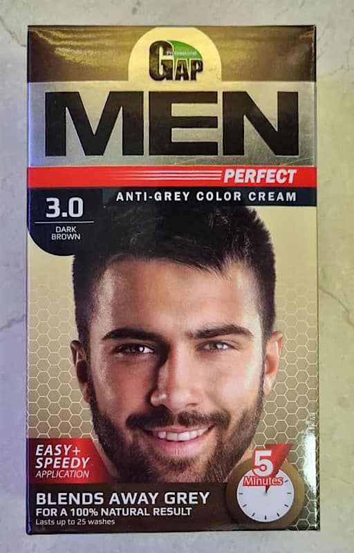 کیت رنگ مو مردانه گپ Gap Hair Color Kit For Menحجم 50میل (تمام رنگها ) — تصویر ۳