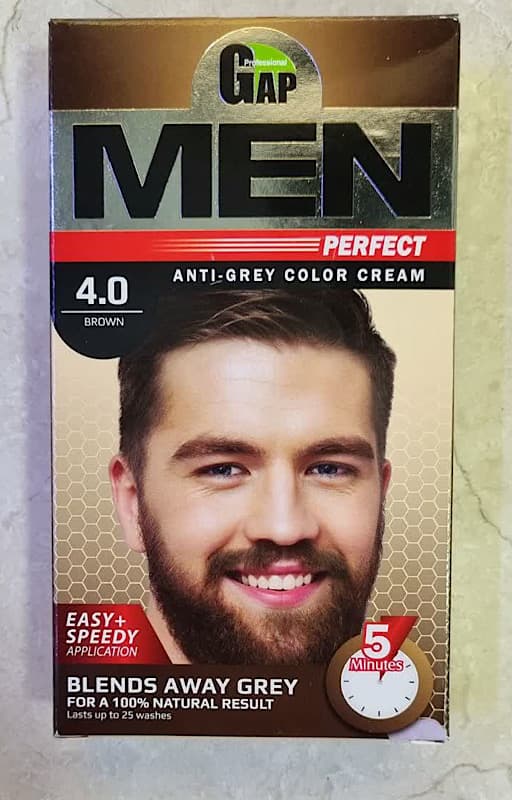 کیت رنگ مو مردانه گپ Gap Hair Color Kit For Menحجم 50میل (تمام رنگها ) — تصویر ۴