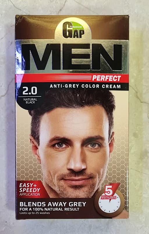 کیت رنگ مو مردانه گپ Gap Hair Color Kit For Menحجم 50میل (تمام رنگها ) — تصویر ۲