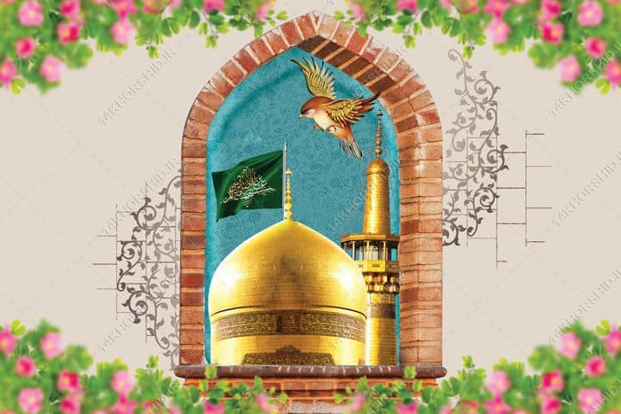 فایل زمینه بنر آماده لایه باز حرم — تصویر ۲