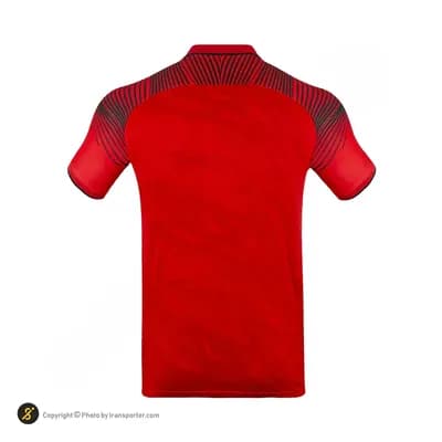 پولوشرت ورزشی مردانه آلشپرت سوزنی MUH2627-003 | قرمز — تصویر ۴