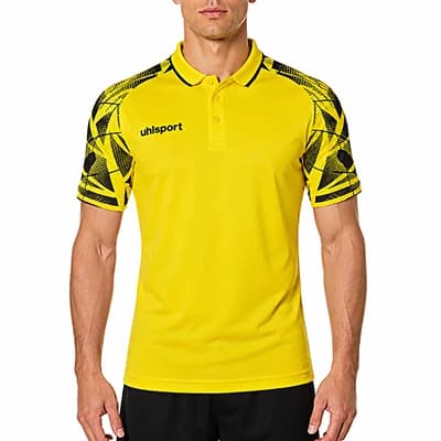 پولوشرت ورزشی مردانه آلشپرت MUH2499-005 | زرد/مشکی