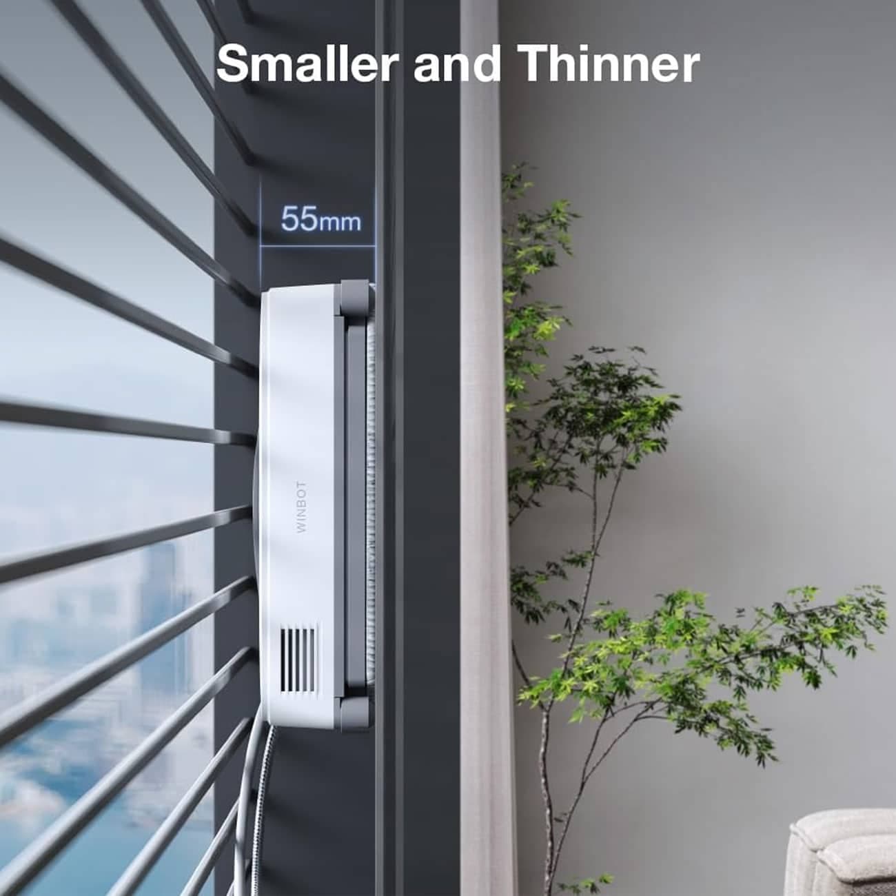 ربات شیشه پاک کن اکووکس ECOVACS مدل WG841-01 با مسیریابی هوشمند — تصویر ۸