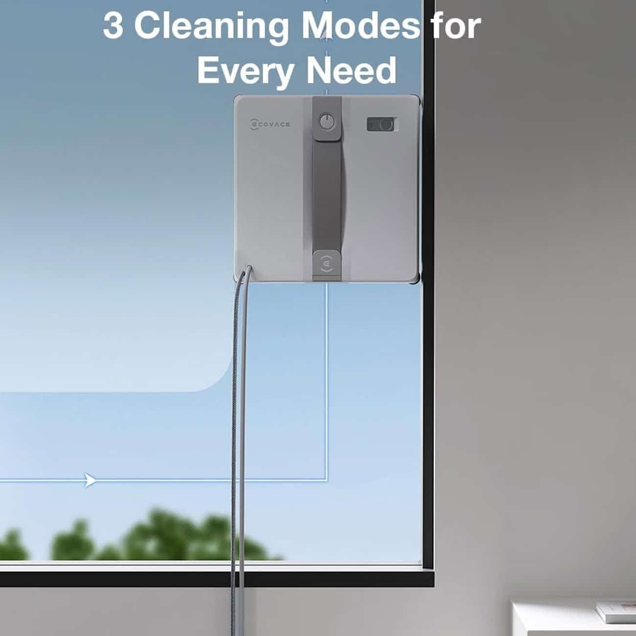 ربات شیشه پاک کن اکووکس ECOVACS مدل WG841-01 با مسیریابی هوشمند — تصویر ۹