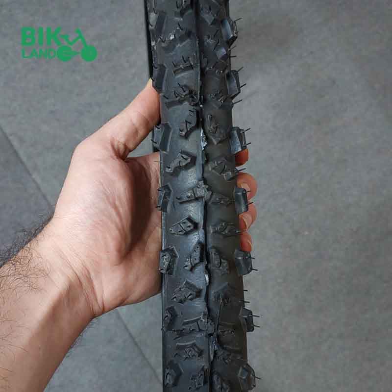 لاستیک دوچرخه یزد تایر مدل NO.03 سایز 1.95*26 — تصویر ۳