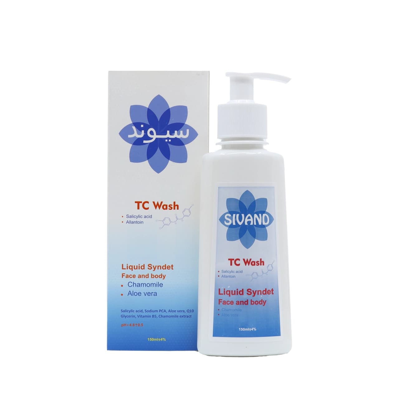 پن مایع TCC صورت و بدن سیوند 150 میلی لیتر