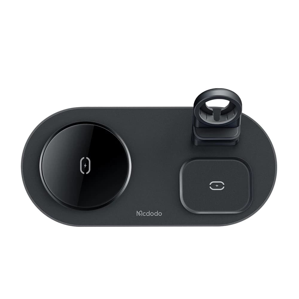 شارژر وایرلس 3 کاره مک دودو مدل Macdodo 3 in 1 Magnetic Wireless Charger CH-7061
