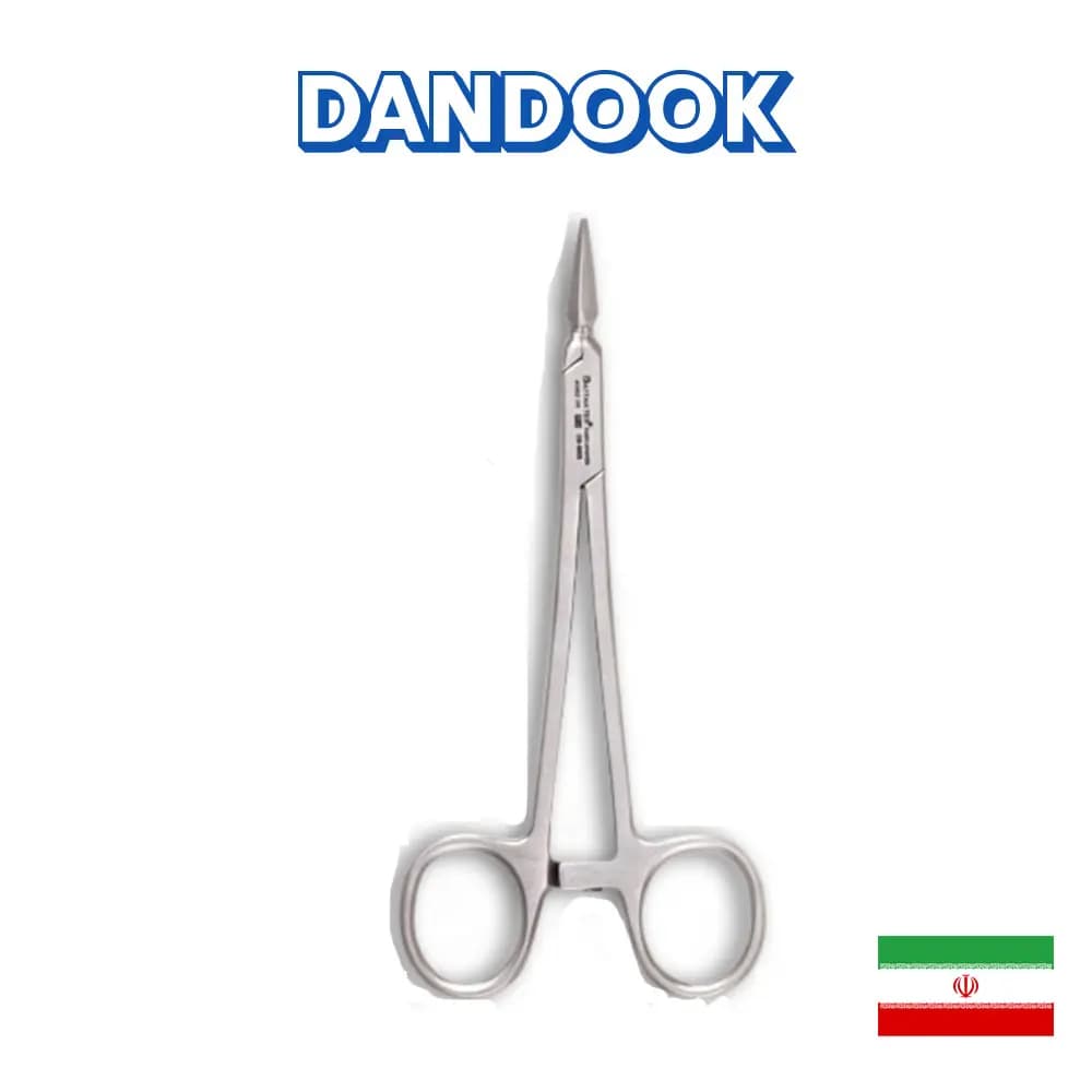 سوزنگیر نوک تیز ۴۵ درجه فتاح طب-Degree Three-Function Hemostat