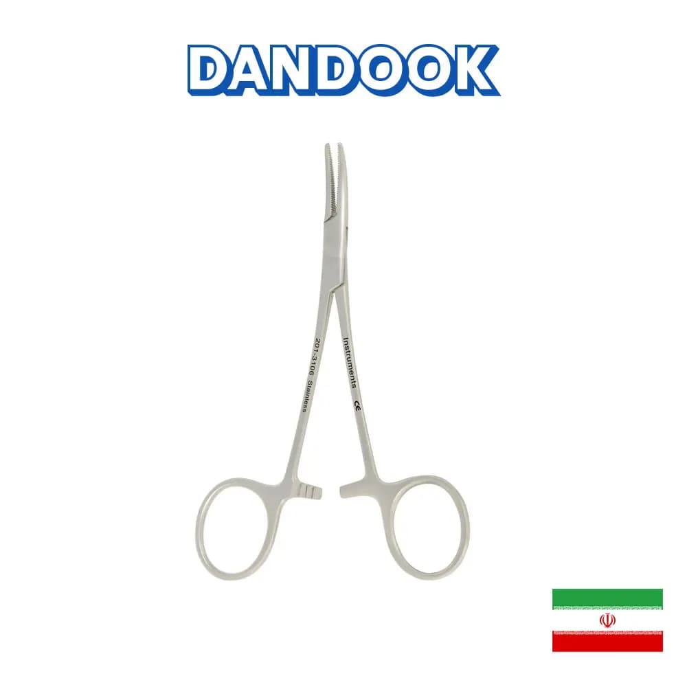 سوزن گیر سر صاف فتاح طب Straight Needle Holder