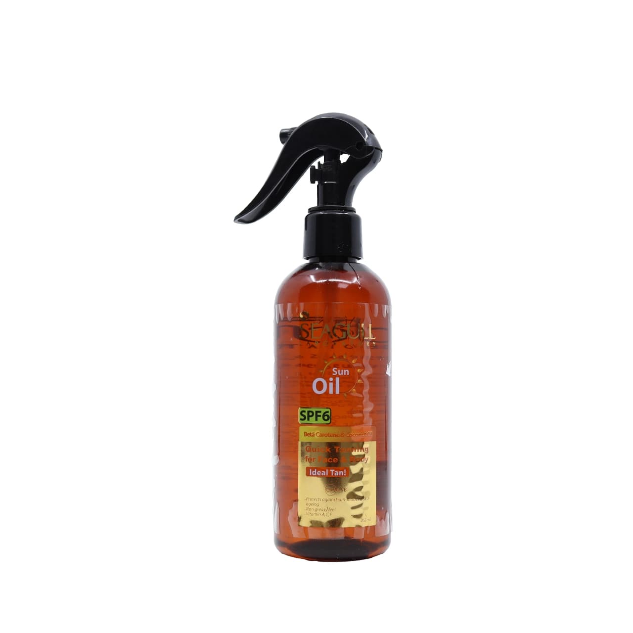 روغن برنزه کننده و ویتامینه SPF 6 سی گل 250 میلی‌لیتر
