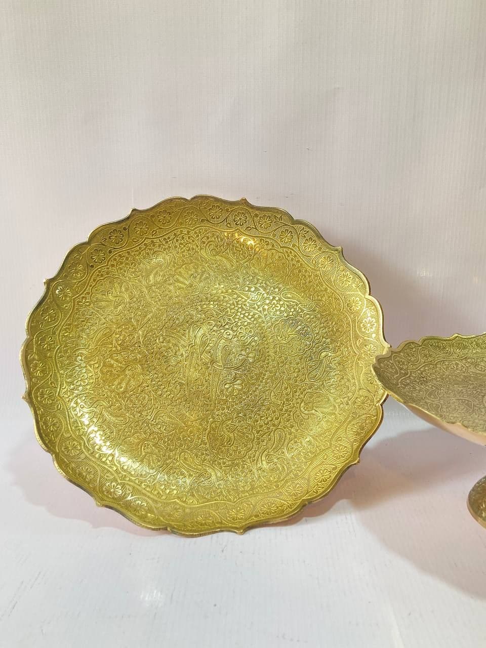 شیرینی خوری پایه دار طرح طوطی کوچک — تصویر ۳