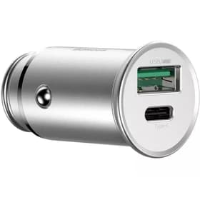 شارژر فندکی 30 وات باسئوس مدل BASEUS CIRCULAR METAL A+C PPS CAR CHARGER — تصویر ۲