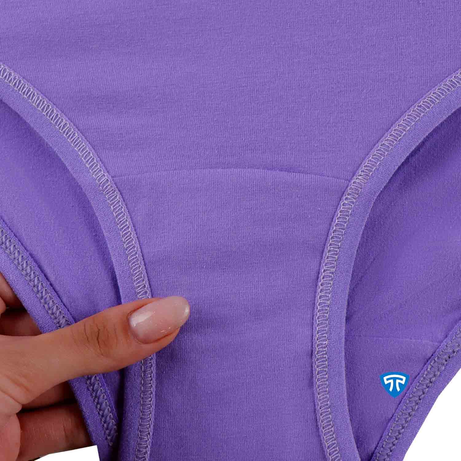 شورت زنانه ضدحساسیت مودال تاپیک بسته تک عددی بنفش مدل پانیذ — تصویر ۶