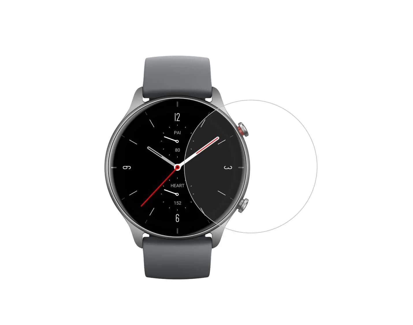 محافظ صفحه گلس شیشه ای ساعت هوشمند Amazfit GTR 2e — تصویر ۲