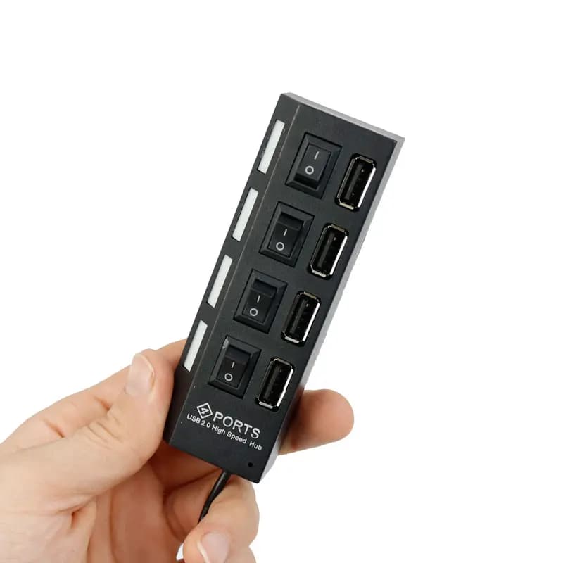 هاب ۴ پورت USB 2.0 کلید دار — تصویر ۳